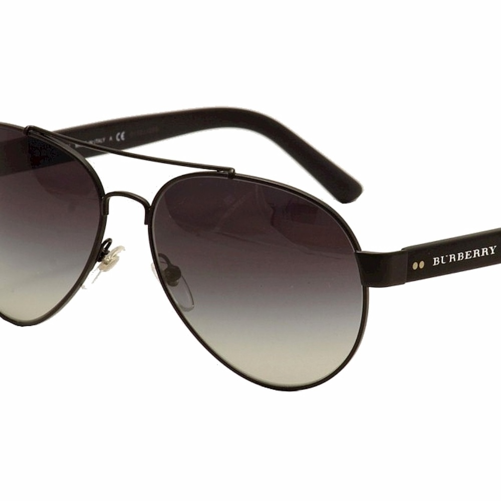 NWT Auth Burberry BE3086 Pilot Fashion Sunglasses